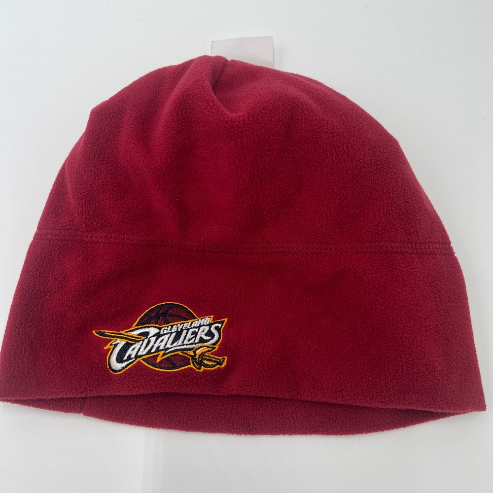Mitchell and Ness Cleveland‎ Cavaliers Fleece Beanie Hat Burgundy NBA Basketball
